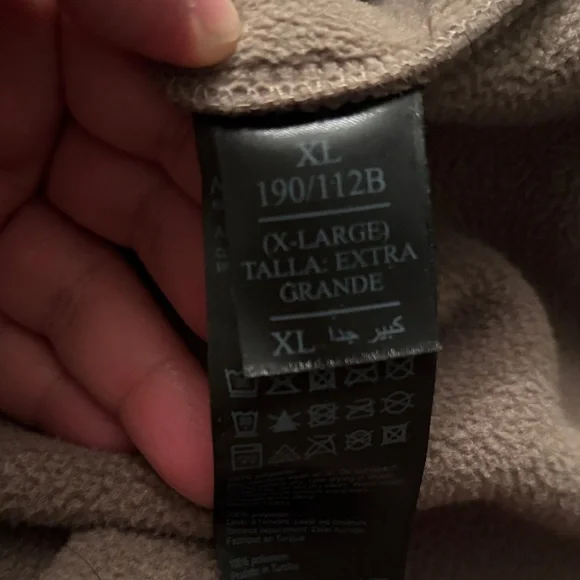 All Saints Clayton Fleece Tan Lightweight Jacket - Picture 3 of 15